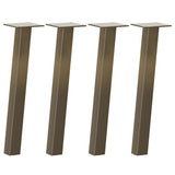Coffee Table Legs 4 pcs Natural Steel 42 cm Steel 4012491