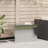 Outdoor Storage Box Silver 80 x 50.5 x 50 cm Steel 874571