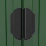 Garden Shed Green 192x357x223 cm Galvanised Steel 3147429