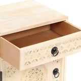Bedside Cabinet 40x30x50 cm Solid Mango Wood 282867