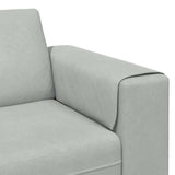 Living Room Couch Light Grey 250 x 77 x 76 cm 3335091