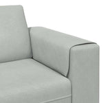 Sofa Set 3 pcs Light grey Velvet 3335122