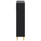 Shoe Cabinet ARNHEM 78 x 24 x 103 cm Engineered Wood Black 896656