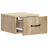 Wall-Mounted Bedside Cabinet 2 pcs Sonoma Oak 34.5 x 33 x 20 cm 898600