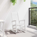 Garden Rocking Chair White 92 x 70 x 108cm HDPE 42006613