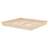 Bed Frame without Mattress Solid Wood Super King 819922