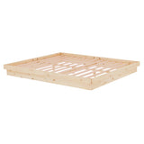 Bed Frame without Mattress Solid Wood Super King 819922