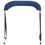 2 Bow Bimini Top Navy Blue 180x150x110 cm 93128