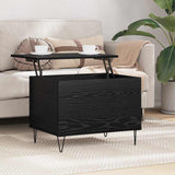 Coffee Table Black Oak 60 x 44.5 x 45 cm Engineered Wood 882671