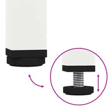 Bedside Cabinets 2 pcs White 36x39x68 cm Steel 843077