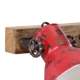Wall Lamp 25 W Distressed Red 65x25 cm E27 371822