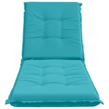 Sunlounger Cushion GEMERT 100% Polyester Turquoise 947396
