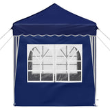 Pop-up Party Tent 195 x 195 x 245 cm Blue Oxford Fabric 42019736