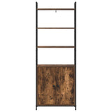 Book Cabinet Smoked Oak 60 x 24 x 161 cm Engineered Wood 883858