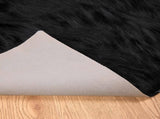 Faux Sheepskin Rug Tafalla Black 120 x 170 cm Polyester 42021570