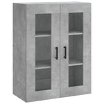 Highboard Concrete Grey 69.5x34x180 cm Engineered Wood 3198221