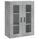 Highboard Concrete Grey 69.5x34x180 cm Engineered Wood 3198221