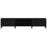 TV Cabinet Black Oak 180 x 31.5 x 40 cm Engineered Wood 862818