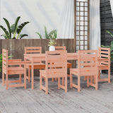 7 Piece Garden Dining Set Solid Wood Douglas 3154712