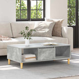 Coffee Table Concrete Grey 102 x 55 x 35 cm Engineered Wood 876192