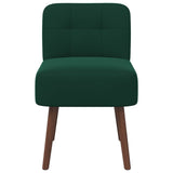 Slipper Chair Dark Green Velvet 42050514