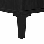 Bathroom Furniture Set with Door 3 pcs Black 30 x 30 x 180 cm 3333089