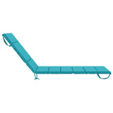 Sunlounger Cushion GEMERT 100% Polyester Turquoise 948556