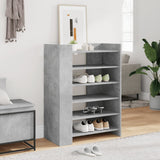 Shoe Cabinet Concrete Grey 74.5x37.5x100 cm Engineered Wood 848433