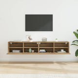 TV Wall Cabinets Wall-mounted 2 pcs Artisan Oak 80 x 30 x 30 cm 882931