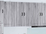 Wall Cabinet PORTO Grey Sonoma 30 x 31 x 100 cm Engineered Wood 885461