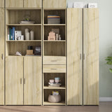Highboard Sonoma Oak 45x42.5x185 cm Engineered Wood 3281450