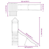 Outdoor Playset Impregnated Wood Pine 3156972