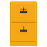 File Cabinet with Drawer Mustard Yellow 45.5 x 42 x 74.5 cm 891613