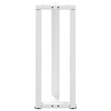 ZNTS Console Table Legs T-Shaped 2 pcs White 25x28x cm Steel 4013041