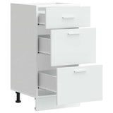 Bottom Cabinet Lyon White 40x46x81.5 cm Engineered Wood 854211