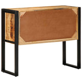 Console Cabinet 90x35x75 cm Solid Rough Wood Mango 4013571