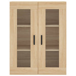 Wall Mounted Cabinets 2 pcs Sonoma Oak Engineered Wood 3197948