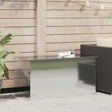 Outdoor Storage Box Silver 100 x 50.5 x 50 cm Steel 874565