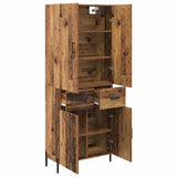 Highboard Old Wood 69.5 x 34 x 180 cm Engineered Wood 3415642