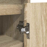 Shoe Cabinet Sonoma Oak 29.5x34x76 cm Engineered Wood 861861