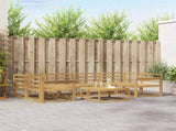 Outdoor Sofa Set 7 pcs White 3386118