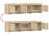 TV Cabinet 130 x 33 x 47 cm Sonoma Oak Engineered Wood 8011197