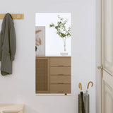 Wall Mirror 40x80 cm Glass Rectangle 350447