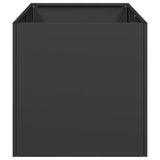 Planter Black 40x80x40 cm Cold-rolled Steel 860731