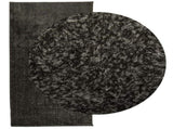 Rug ISTAN High Pile Shiny Look Anthracite 100x200 cm 375639