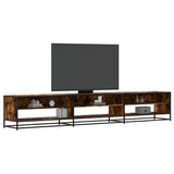 TV Cabinet Smoked Oak 270x40x46 cm Engineered Wood 3300812