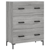 Highboard Grey Sonoma 69.5x34x180 cm Engineered Wood 3189387