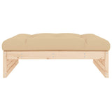 Garden Footstool 120x80 cm Solid Wood Pine 825765