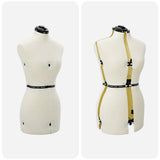 Adjustable Dress Form Female Height Adjustable Cream S Velvet 42018602