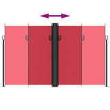 Retractable Side Awning Red 200x1200 cm 4004852